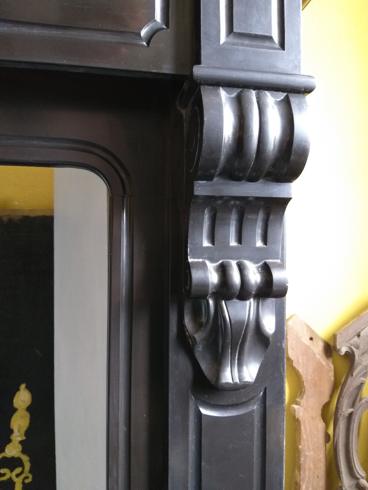 Chimneypiece Noir de Mazy, ca.1880