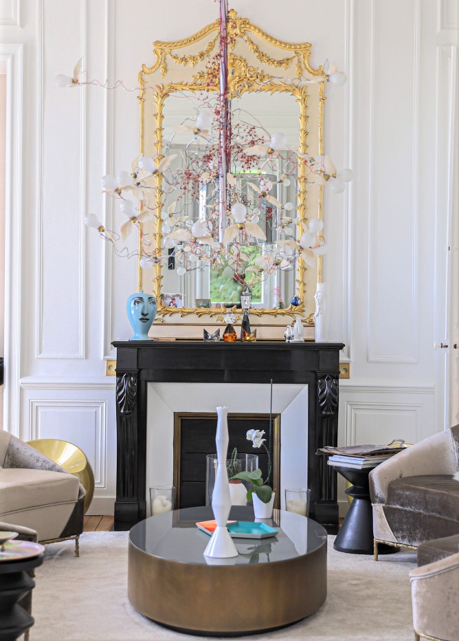 Chimneypiece Noir de Mazy, ca.1880