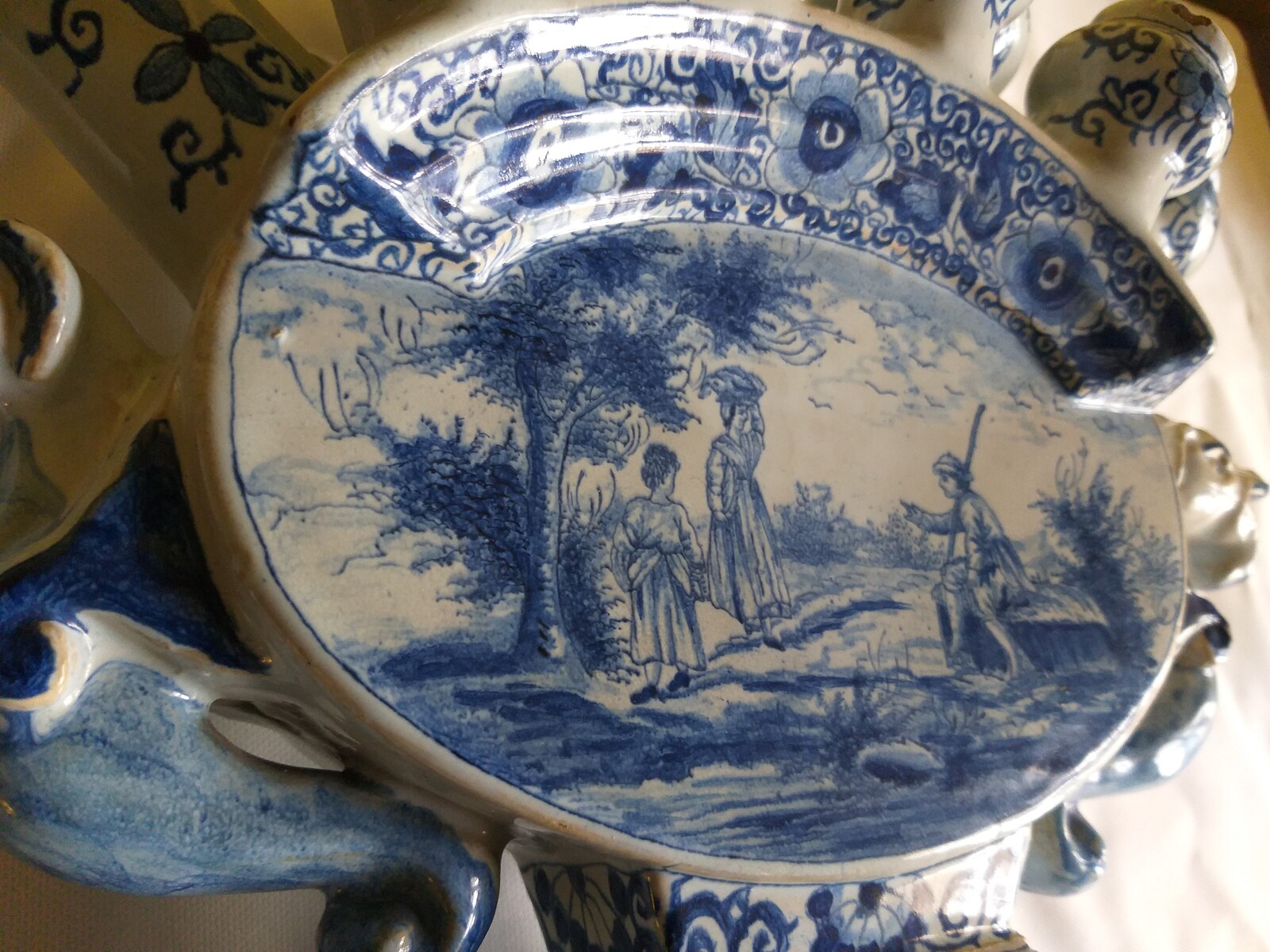 Dutch Tulip vase, Delft ca.1800
