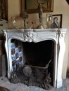 Louis XV Fireplace, made out of Carrara Statué marble