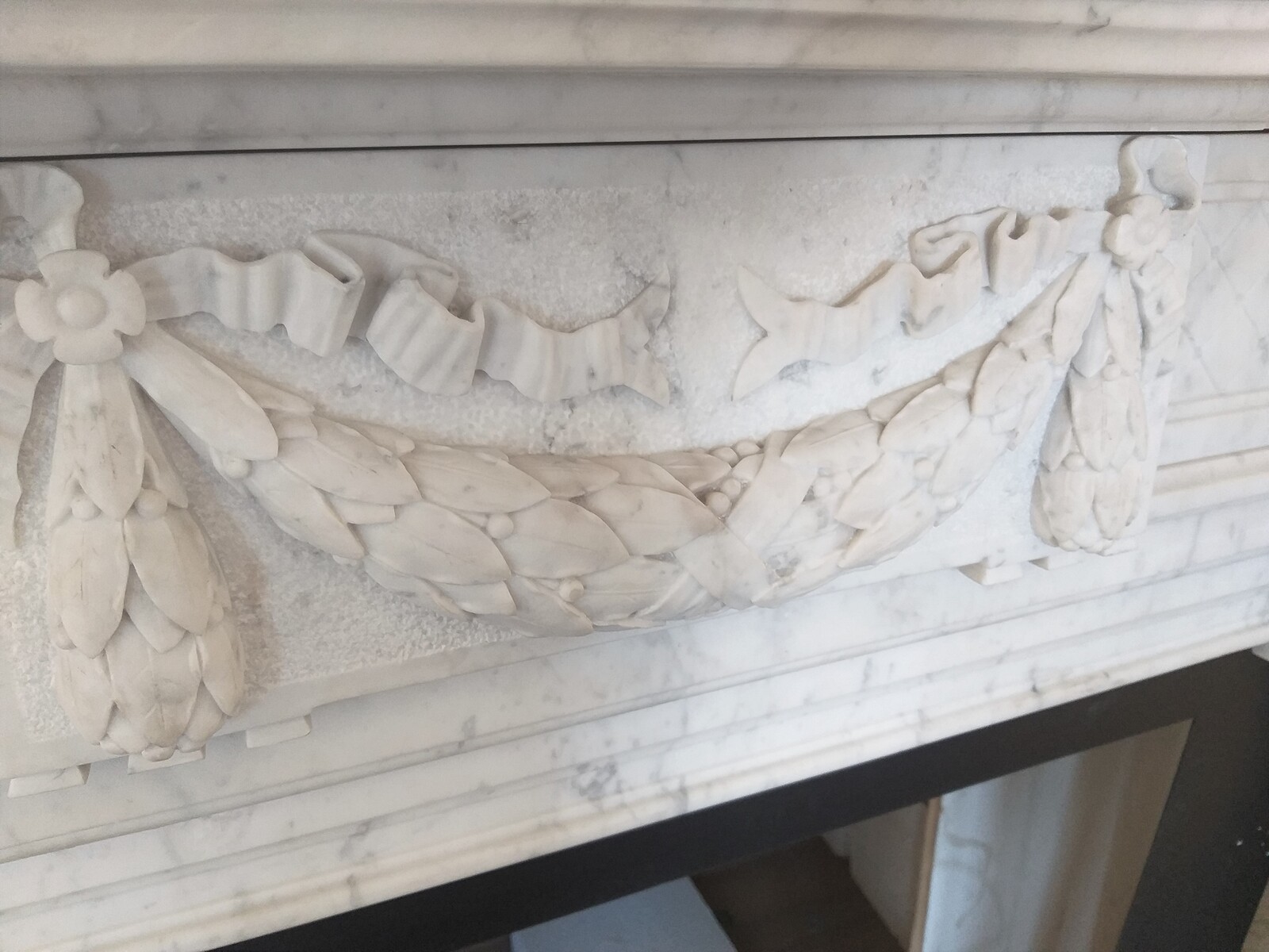 Louis XVI fireplace, Napoléon III period, ca.1870