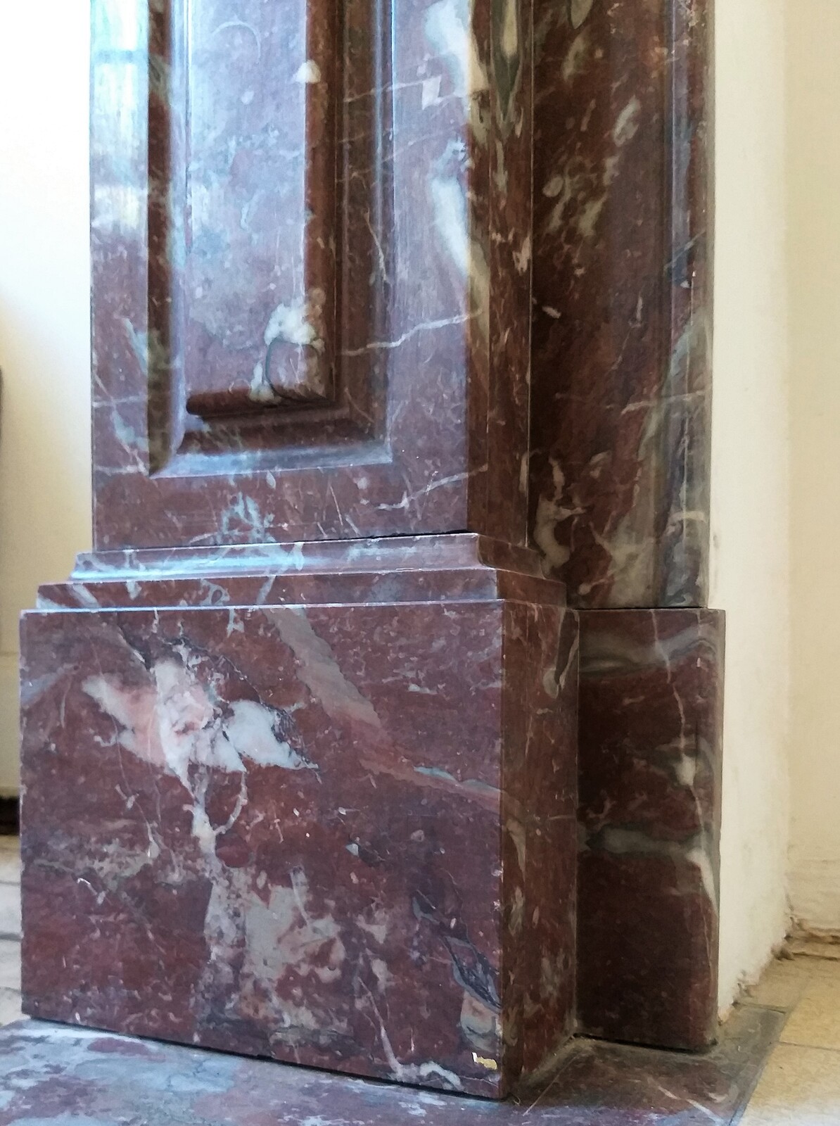 Napoléon III fireplace, Rance marble, ca.1875
