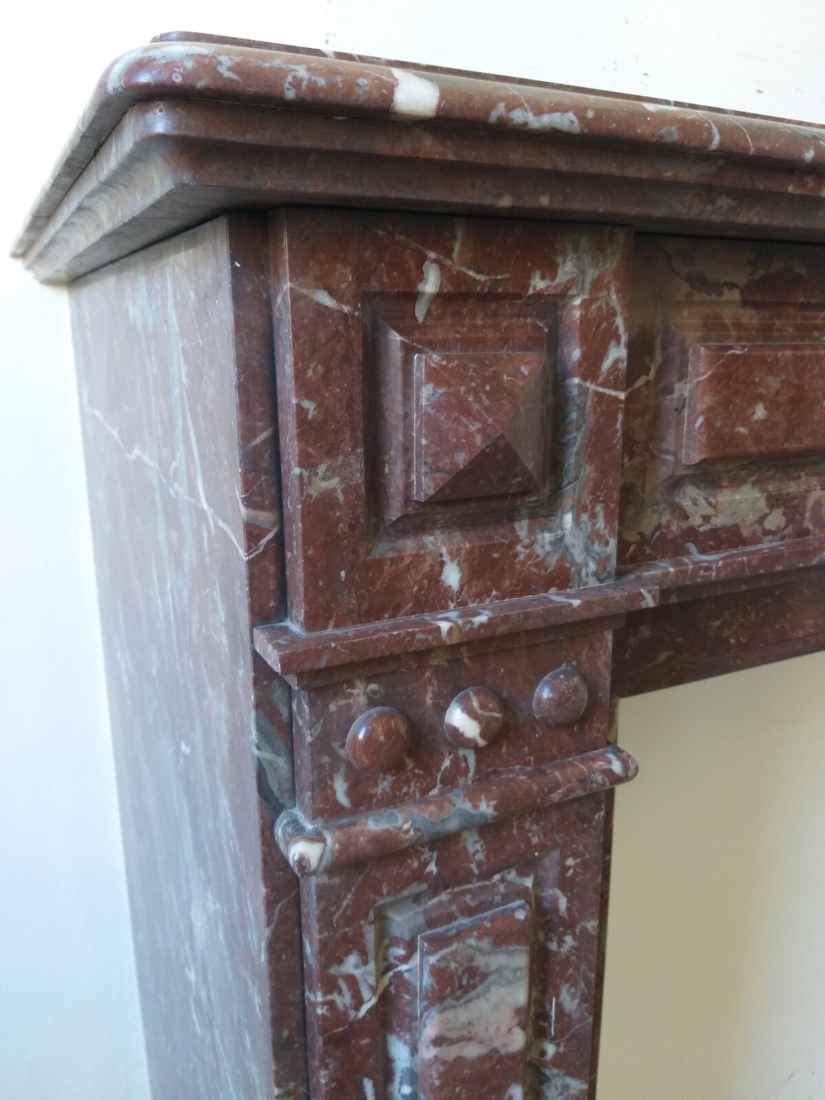 Napoléon III fireplace, Rance marble, ca.1875