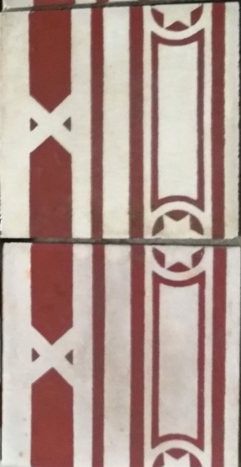 Old pattern cementtiles, period 1900-1920