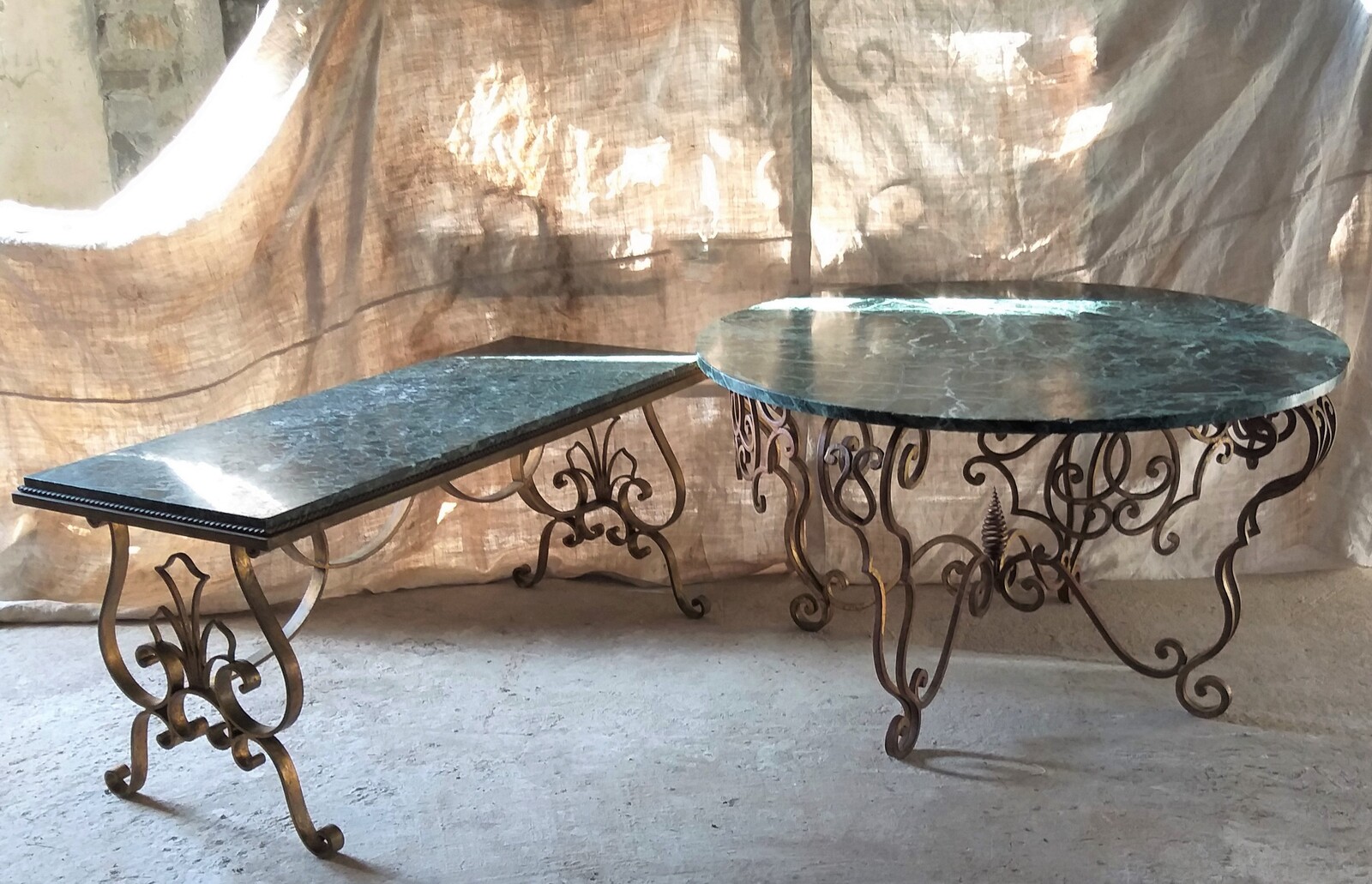 One of two coffeetables, ca.1960