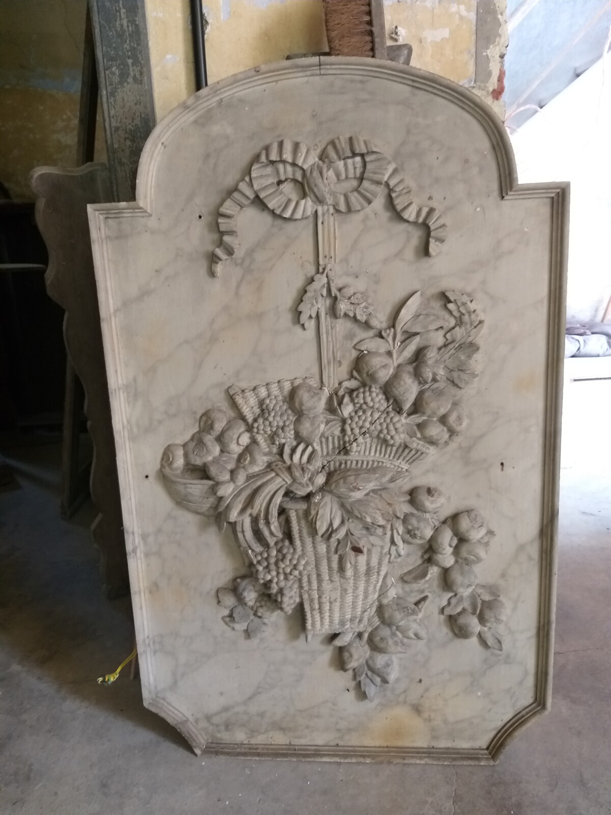 Régency style Fireplace with the original 'trumeau'. Ca.1775